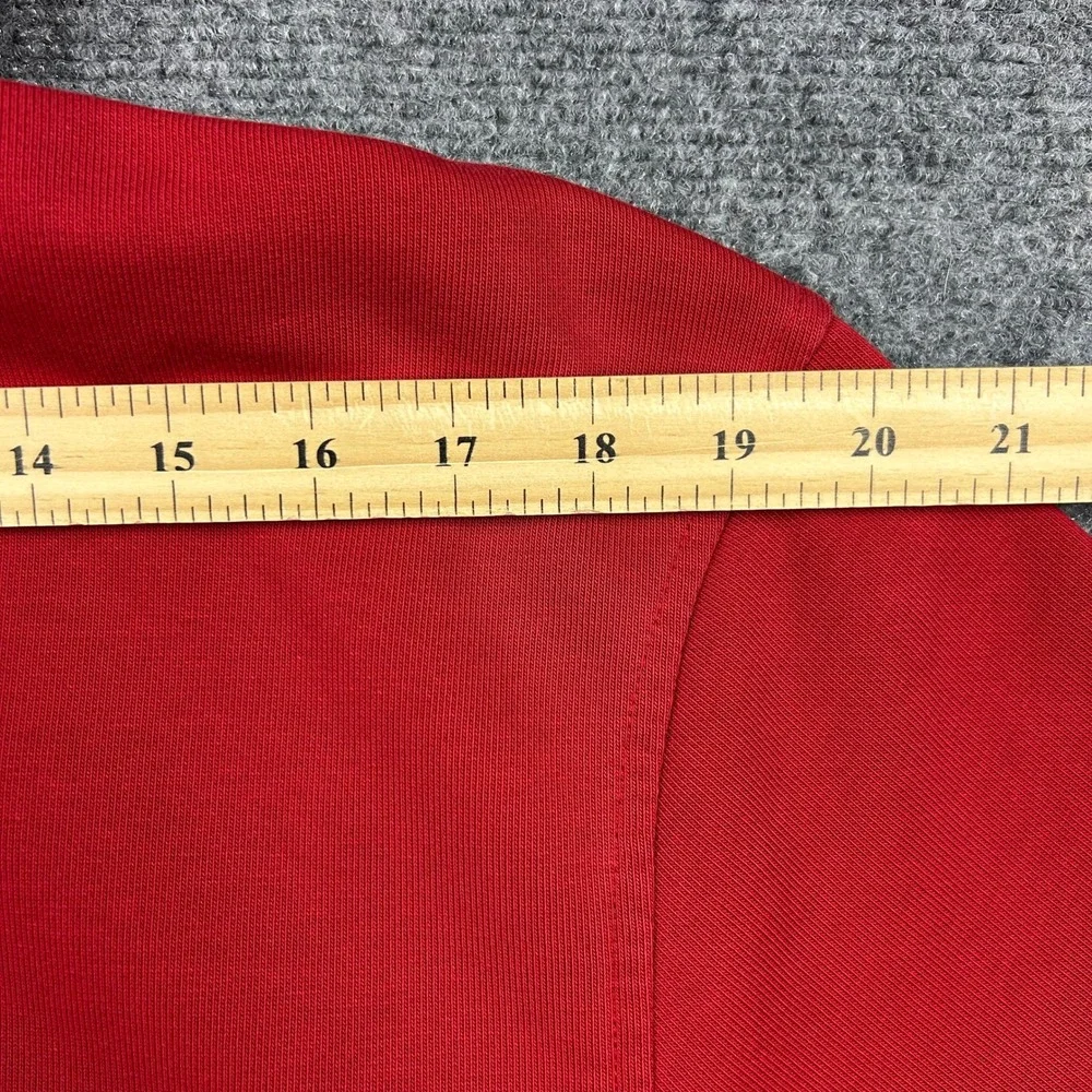 Jordan Sport Crossover Hoodie Mens M Red Dri-FIT Jumpman Pullover Cotton Blend